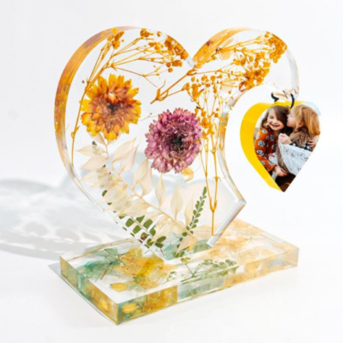 Silicone Mould - Heart Hanging Photo Frame