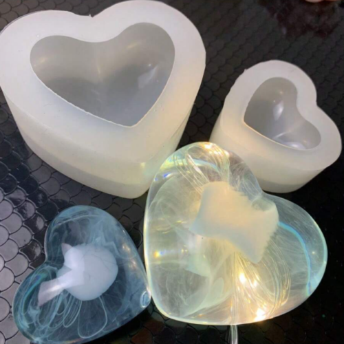 Silicone Mould - Puffy Heart