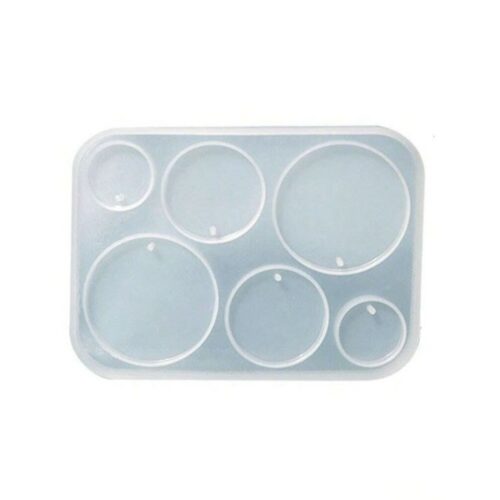 Silicone Mould - Round Earring/Pendant/Keychain