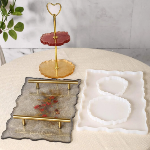 Silicone Mould - Tray and Cake Stand