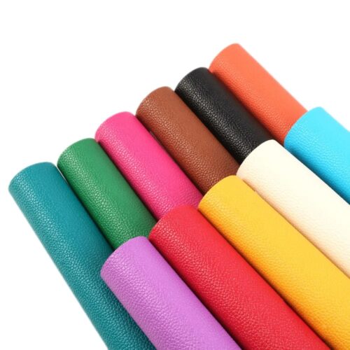 A4 Faux Leather - Plain Lychee